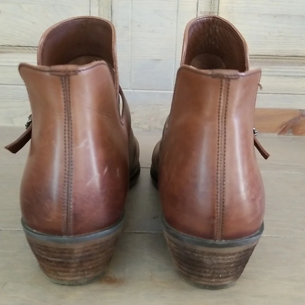 Sam Edelman Palmer Brown Leather Bootie